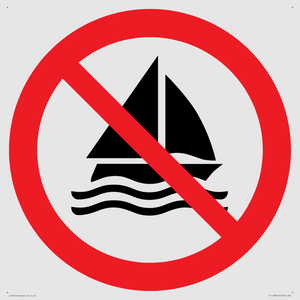 Prohibition: No sailing
